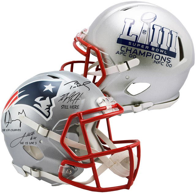 Rob Gronkowski Autograph Football Duke Super Bowl LIII