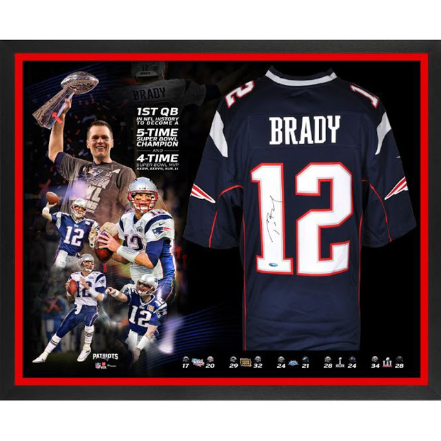 Tom Brady New England Patriots Fanatics Authentic Autographed Super Bowl  LIII Champions White Nike Elite Jersey