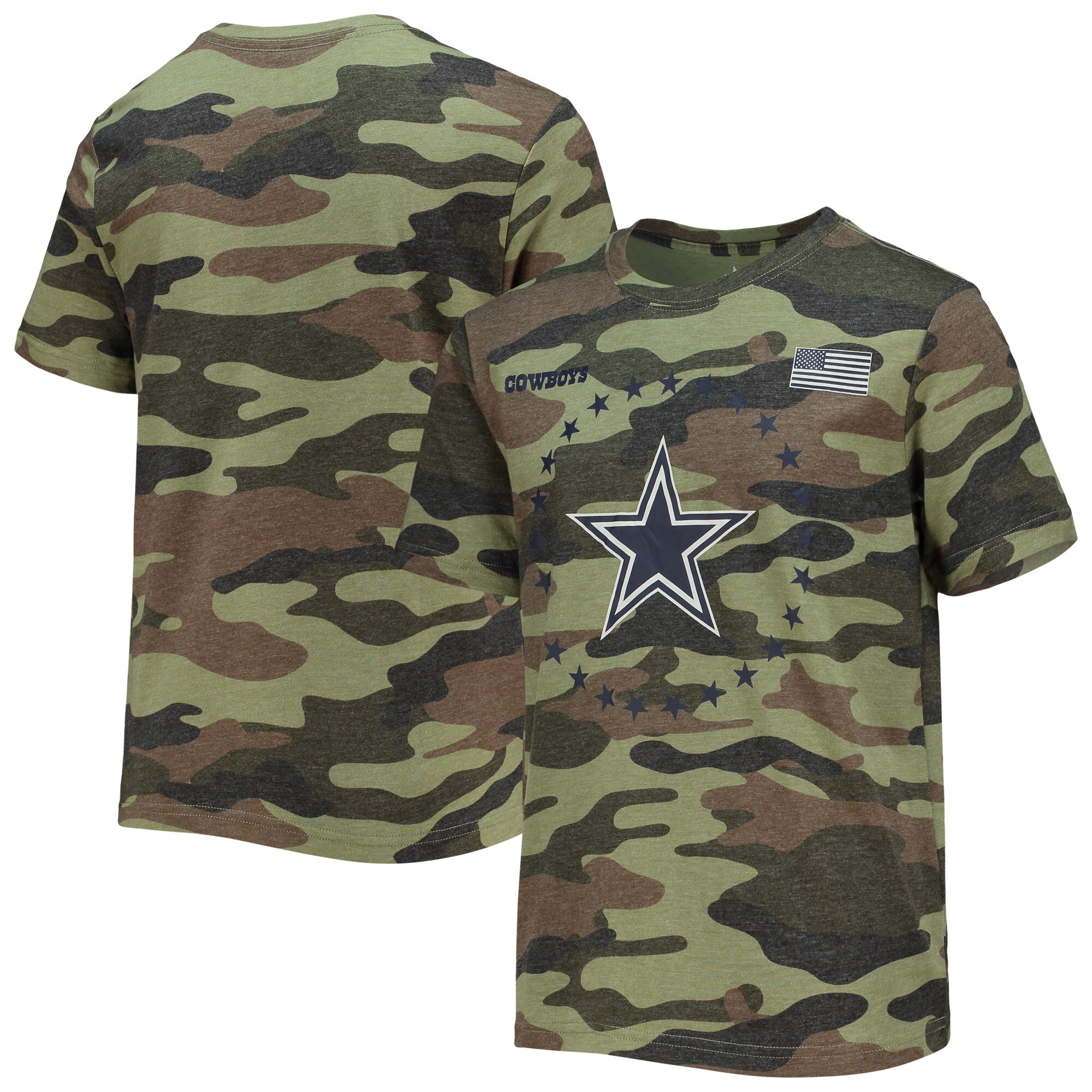Youth Camo Dallas Cowboys T-shirt